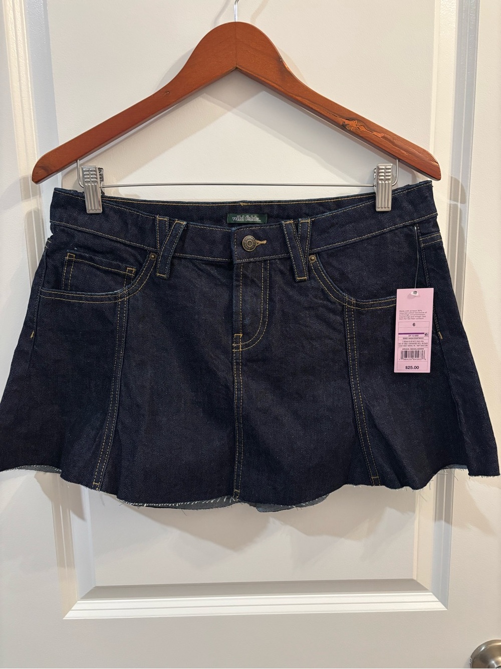 Women’s Denim Flare Mini Skirt - Wild Fable - Size 6 - NWT